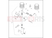 Harley-Davidson 1992 SIDECAR FLTC/FLHTC SIDECAR  - SIDECAR FOR FLTC/FLHTC STROBE LAMPS - REAR