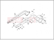 HARLEY-DAVIDSON HERITAGE SOFTAIL CLASSIC  - FLSTC REAR FENDER SUPPORTS