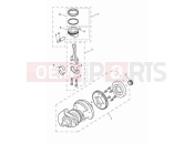 TRIUMPH Speed Twin 900 Crankshaft, connecting rods & pistons
