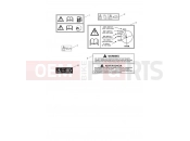 TRIUMPH Street Triple R Warning Labels
