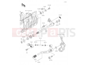 KAWASAKI Z400 (ER400DKF) Gear Change Mechanism