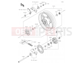 KAWASAKI Z400 (ER400DKF) Rear Hub