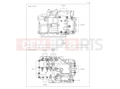 KAWASAKI Z400 (ER400DKF) Crankcase Bolt Pattern