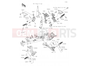 KAWASAKI Z400 (ER400DKF) Footrests