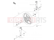 KAWASAKI Z400 (ER400DKF) Front Hub