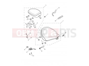 TRIUMPH Bonneville Speedmaster Seat Assy & Toolkit