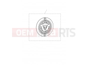 TRIUMPH Bonneville Speedmaster Clutch Badge, Chrome