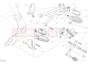 DUCATI 2019 Scrambler Desert Sled FOOTRESTS, LEFT
