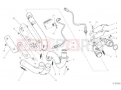 DUCATI 2019 Scrambler Desert Sled EXHAUST PIPE ASSY