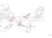 DUCATI 2020 Scrambler Desert Sled FRONT SPROCKET & CHAIN