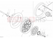 DUCATI 2020 Scrambler Desert Sled FRONT WHEEL