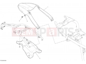 DUCATI 2020 Scrambler Desert Sled REAR MUDGUARD