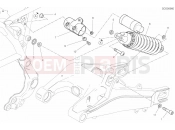 DUCATI 2020 Scrambler Desert Sled REAR SHOCK ABSORBER
