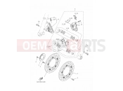 YAMAHA TRACER 7 MTT690 (B4T8) 2024 FRONT BRAKE CALIPER