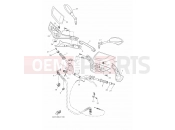 YAMAHA TRACER 7 MTT690 (B4T8) 2024 STEERING HANDLE & CABLE