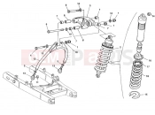DUCATI Monster 600 Dark City REAR SHOCK ABSORBER » SWING ARM