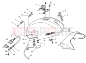 DUCATI Monster 600 Dark City FUEL TANK » TANK/SEAT
