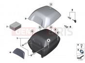 BMW Motorrad BMW 2021 C models C 400 GT 21 (0C61, 0C63) Topcase 30I | Topcase 30I