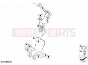 BMW Motorrad BMW 2021 C models C 400 GT 21 (0C61, 0C63) Brake lines, front 2 | Brake lines, front 2