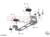 BMW Motorrad BMW 2021 C models C 400 GT 21 (0C61, 0C63) Holder, engine control unit | Holder, engine control unit