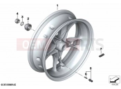 BMW Motorrad BMW 2021 C models C 400 GT 21 (0C61, 0C63) Rear wheel | Rear wheel