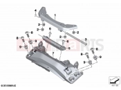 BMW Motorrad BMW 2021 C models C 400 GT 21 (0C61, 0C63) Seat, hinge | Seat, hinge