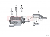 BMW Motorrad BMW 2021 C models C 400 GT 21 (0C61, 0C63) Central locking actuator 2 | Central locking actuator 2