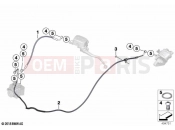 BMW Motorrad BMW 2021 C models C 400 GT 21 (0C61, 0C63) Brake lines, front 2 | Brake lines, front 2