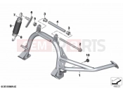 BMW Motorrad BMW 2021 C models C 400 GT 21 (0C61, 0C63) Centre stand | Centre stand