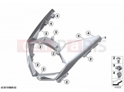 BMW Motorrad BMW 2021 C models C 400 GT 21 (0C61, 0C63) Upper trim section | Upper trim section