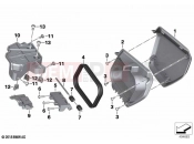 BMW Motorrad BMW 2021 C models C 400 GT 21 (0C61, 0C63) Storage compartment legshield | Storage compartment legshield
