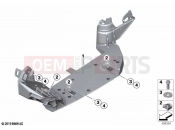 BMW Motorrad BMW 2021 C models C 400 GT 21 (0C61, 0C63) Footboard support | Footboard support