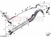 BMW Motorrad BMW 2021 C models C 400 GT 21 (0C61, 0C63) Coolant lines | Coolant lines