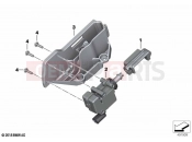 BMW Motorrad BMW 2021 C models C 400 GT 21 (0C61, 0C63) Central locking actuator 2 | Central locking actuator 2