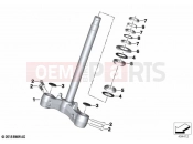 BMW Motorrad BMW 2021 C models C 400 GT 21 (0C61, 0C63) Fork bridge | Fork bridge