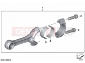 BMW Motorrad BMW 2020 C models C 400 GT 21 (0C61, 0C63) Connecting rod with bearing