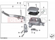 BMW Motorrad BMW 2020 C models C 400 GT 21 (0C61, 0C63) Handbrake lever, rear wheel