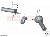 BMW Motorrad BMW 2020 C models C 400 X (0C09, 0C19) Heated handlebar grips | Heated handlebar grips