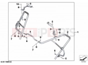 BMW Motorrad BMW 2020 C models C 400 X (0C09, 0C19) Safety bar