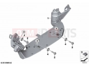 BMW Motorrad BMW 2020 C models C 400 X (0C09, 0C19) Footboard support
