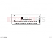BMW Motorrad BMW 2020 C models C 400 X (0C09, 0C19) Sign brake