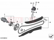 BMW Motorrad BMW 2020 C models C 400 X (0C09, 0C19) Timing-valve train-Timing chain / Camshaft 2
