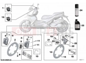 BMW Motorrad BMW 2020 C models C 400 X (0C09, 0C19) Service, brakes | Service, brakes