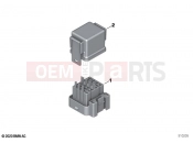BMW Motorrad BMW 2020 C models C 400 X (0C09, 0C19) Fuse carrier 2