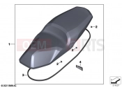 BMW Motorrad BMW 2022 C models C 400 X 21 (0C31, 0C33) Seat bench | Seat bench
