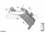 BMW Motorrad BMW 2021 C models C 400 X 21 (0C31, 0C33) Trim turn indicator | Trim turn indicator