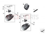 BMW Motorrad BMW 2023 C models C 400 X 21 (0C31, 0C33) LED additional headlight | LED additional headlight