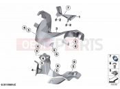 BMW Motorrad BMW 2023 C models C 400 X 21 (0C31, 0C33) Handlebar cover | Handlebar cover