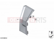 BMW Motorrad BMW 2020 C models C 400 X 21 (0C31, 0C33) Cover, trim panel holder | Cover, trim panel holder