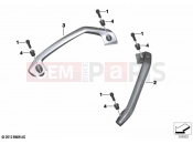 BMW Motorrad BMW 2020 C models C 400 X 21 (0C31, 0C33) Handle rear | Handle rear